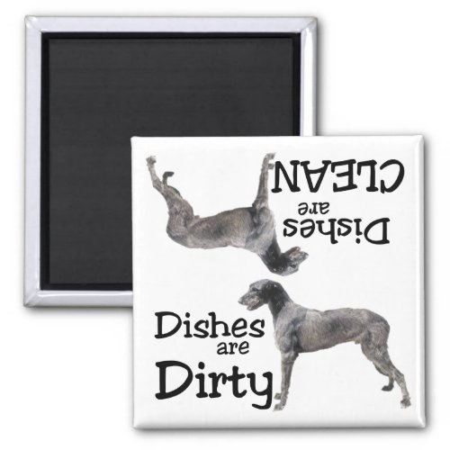 Irish Wolfhound Dishwasher Magnet