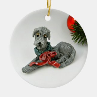 Irish Wolfhound dog Christmas Ornament