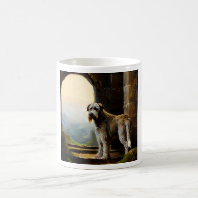 Irish Wolfhound Dog Coffee Mug (Center)