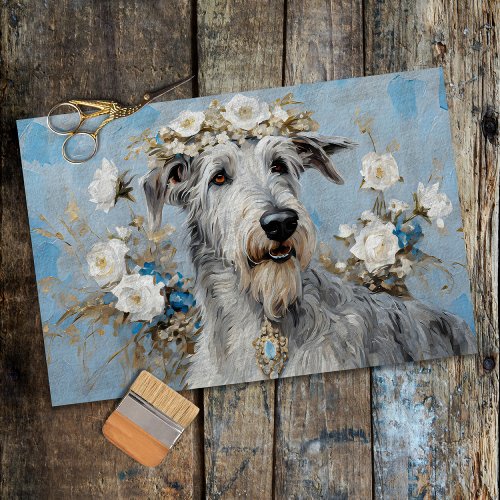 Irish Wolfhound Dog  Tissue Paper