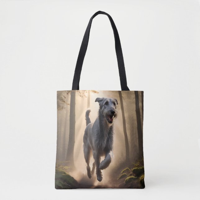 Irish Wolfhound Elegant Shoulder Tote Bag (Front)