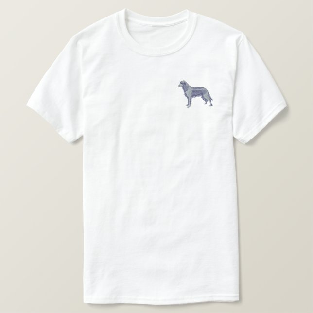 Irish Wolfhound Embroidered Hoodie (Design Front)