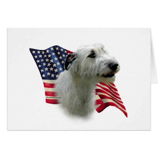 Irish Wolfhound Flag Cards (Front Horizontal)