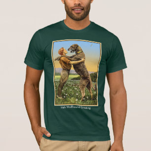Irish Wolfhound Greeting T-Shirt