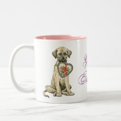 Irish Wolfhound Heart Mom Two_Tone Coffee Mug