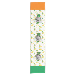 Irish Wolfhound Holiday Home Decor St Patricks Day Short Table Runner