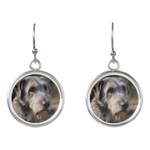 Irish Wolfhound I Am Not Amused, Earrings