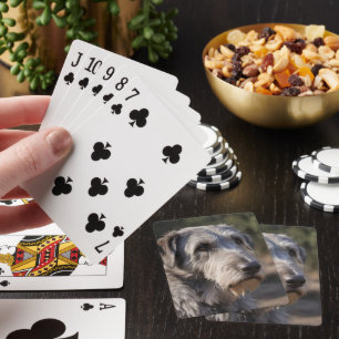 Irish Wolfhound I Am Not Amused, Poker Cards