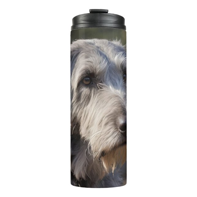 Irish Wolfhound I Am Not Amused, Thermal Tumbler (Front)