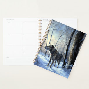 Irish Wolfhound  Let It Snow Christmas Planner