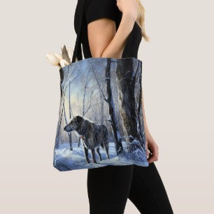 Irish Wolfhound  Let It Snow Christmas Tote Bag