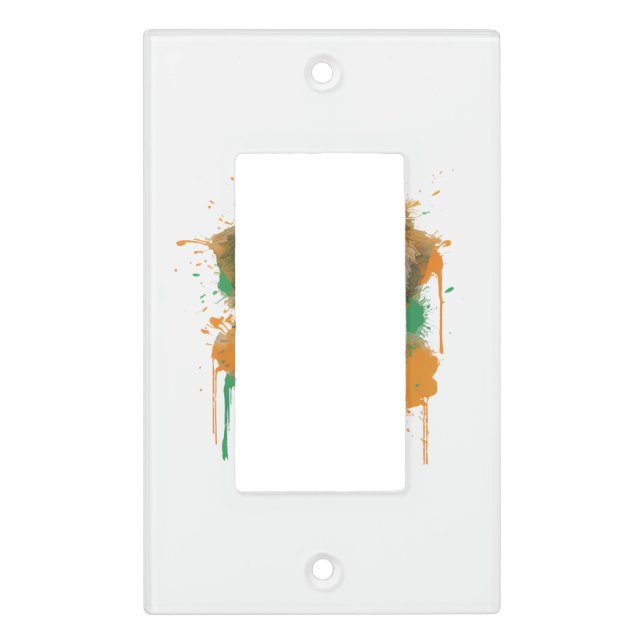 Irish Wolfhound  Light Switch Cover (Front)
