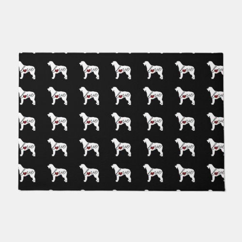 Irish Wolfhound Love Doormat