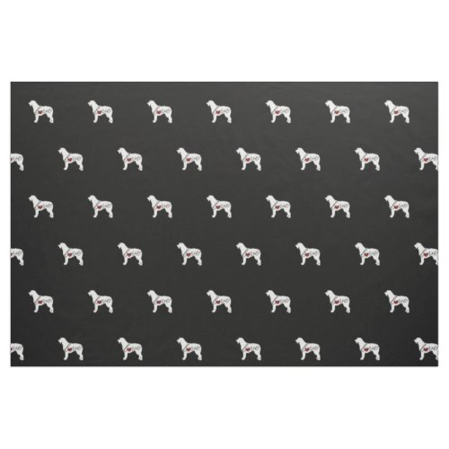 Irish Wolfhound Love Fabric