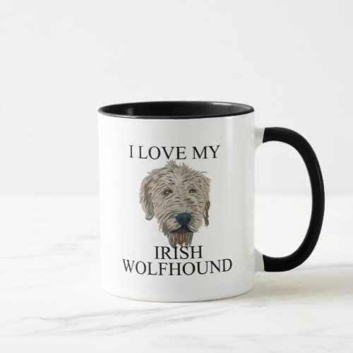 Irish Wolfhound Love Mug