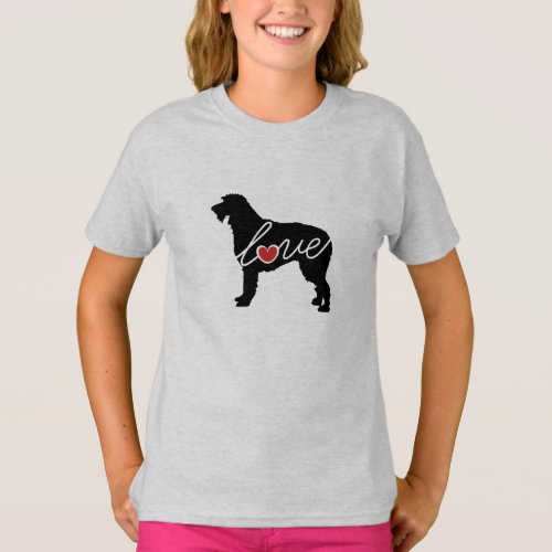 Irish Wolfhound Love T_Shirt