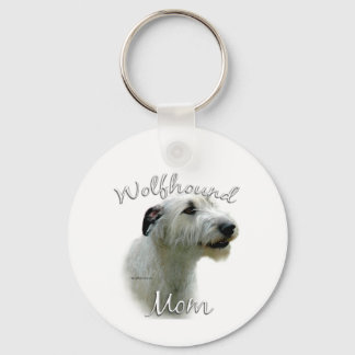 Irish Wolfhound Mom 2 Keychain