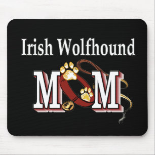 irish wolfhound mom gifts mouse pad