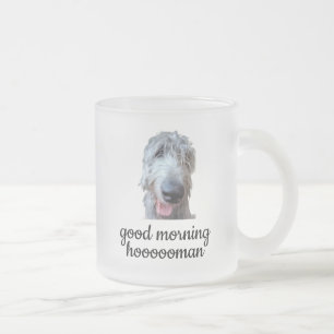 Irish Wolfhound Mug – Good Morning Hoooooman