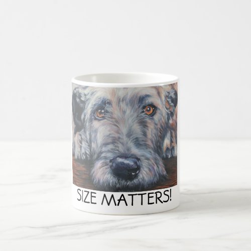 irish wolfhound mug SIZE MATTERS