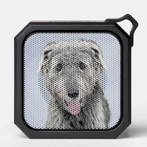 Irish Wolfhound Painting _ Cute Original Dog Art Bluetooth Speaker