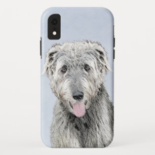 Irish Wolfhound Painting - Cute Original Dog Art iPhone XR Case