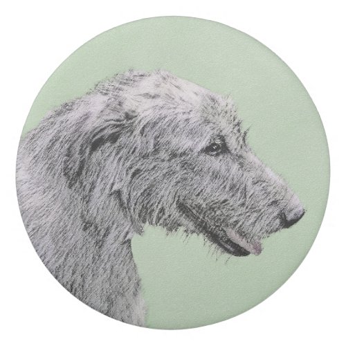Irish Wolfhound Painting _ Cute Original Dog Art Eraser