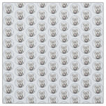 Irish Wolfhound Painting - Cute Original Dog Art Fabric