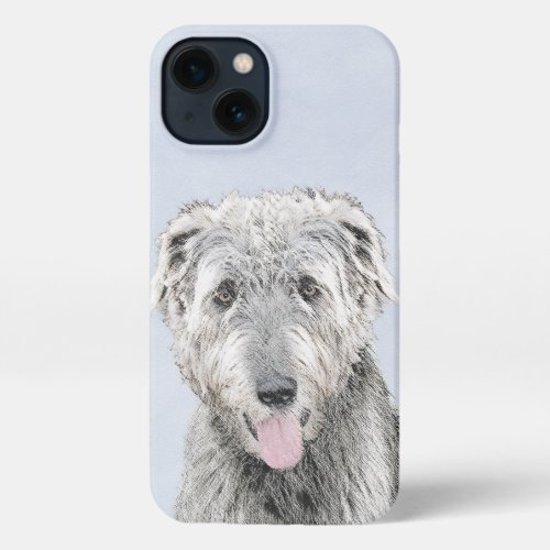 Irish Wolfhound Painting _ Cute Original Dog Art iPhone 13 Case