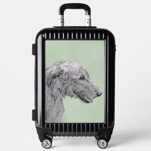 Irish Wolfhound Painting _ Cute Original Dog Art Luggage