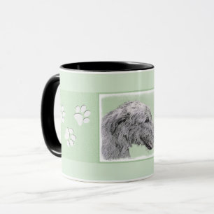 Irish Wolfhound Painting - Cute Original Dog Art Mug