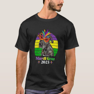 Irish Wolfhound Party Dog Mardi Gras 2023 T-Shirt