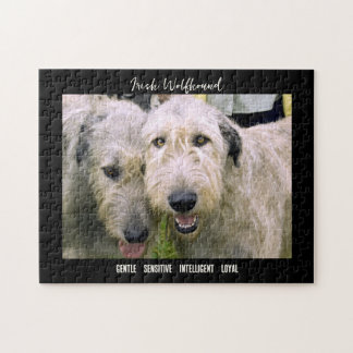 Irish Wolfhound Photo Dog Breed Jigsaw Puzzle