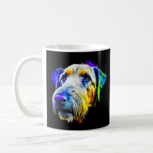 Irish Wolfhound Pop Art I Dog Lover I Splash Art W Coffee Mug