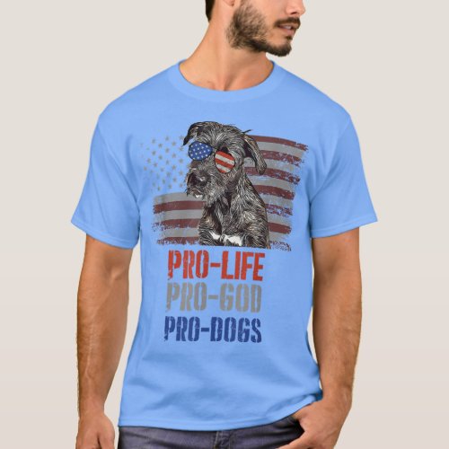 Irish Wolfhound Pro Life Pro God Pro Dogs T_Shirt