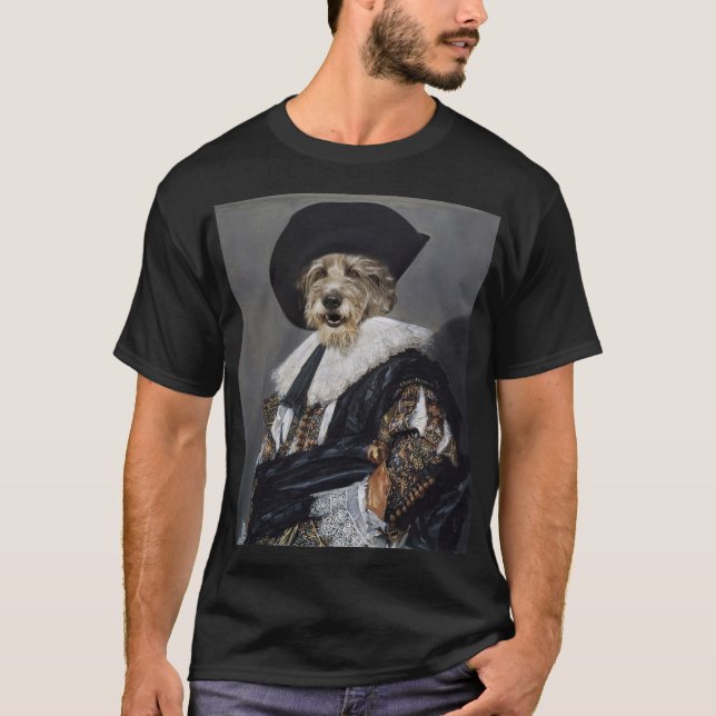 Irish Wolfhound Renaissance Dog Art T-Shirt (Front)