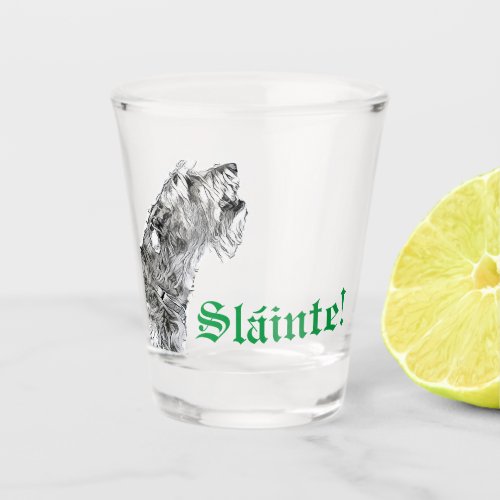 Irish Wolfhound Shot Glass