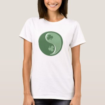 Irish Yin Yang T-shirt by UTeezSF at Zazzle