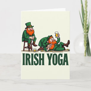 Irish Yoga Celebration Card