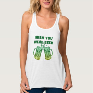 Irish You Were Beer Baby Tank Top