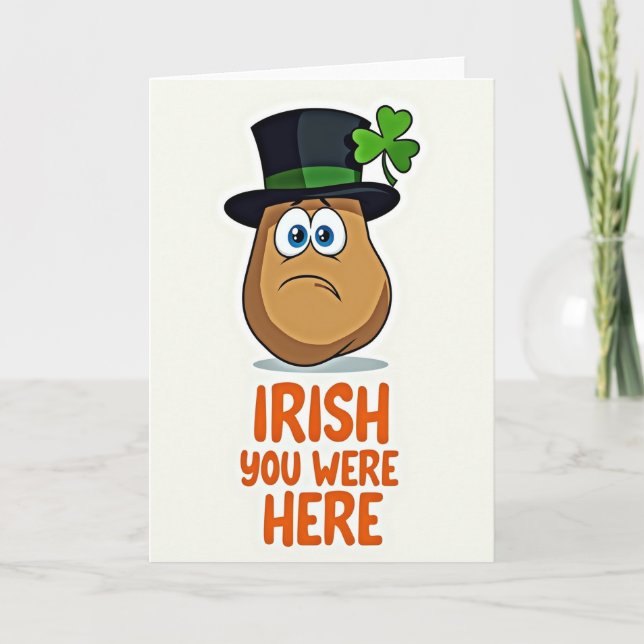 Irish You Were Here Card (Front)
