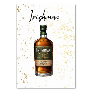 Irishman Wedding Table Number