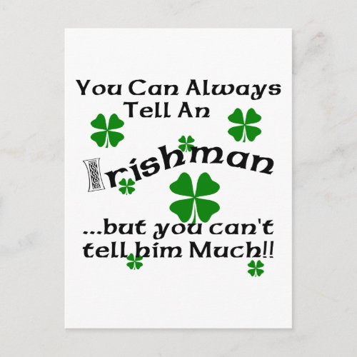 Irishman _ You Can Always Tell Postcard
