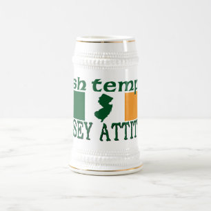 IrishTemper Jersey Attitude Beer Stein