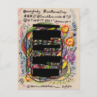 irkafirka @twitter crashed postcards