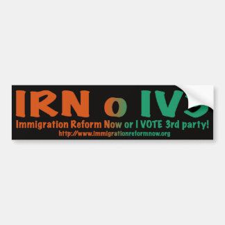 IRN o IV3 Bumper Sticker 2