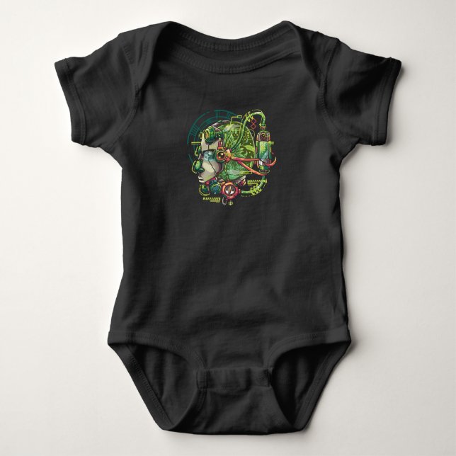 IRobot Go Green Baby Bodysuit (Front)
