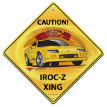 IROC84-2plain Statuette<br><div class="desc">Caution! Camaro IROC-Z XING</div>