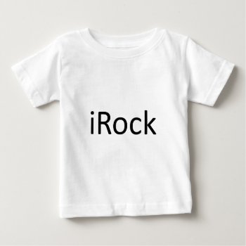 Irock Baby T-shirt by CuteLittleTreasures at Zazzle