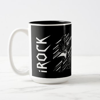 Irock Two-tone Coffee Mug by NanelleArt at Zazzle